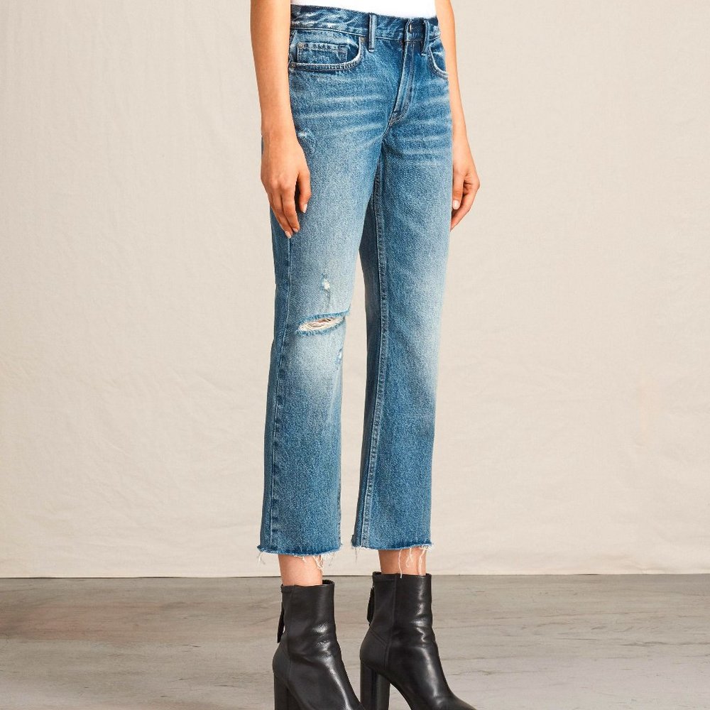 All Saints Serene Cropped Jeans, Sz 24